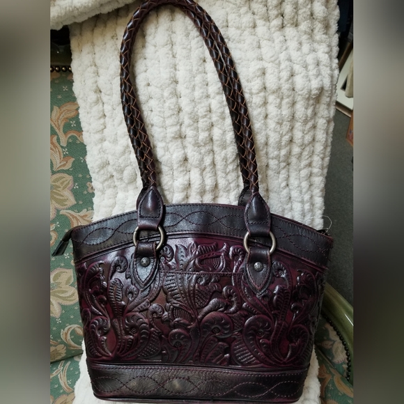 Patricia Nash Tooled Leather bag - Picture 1 of 4